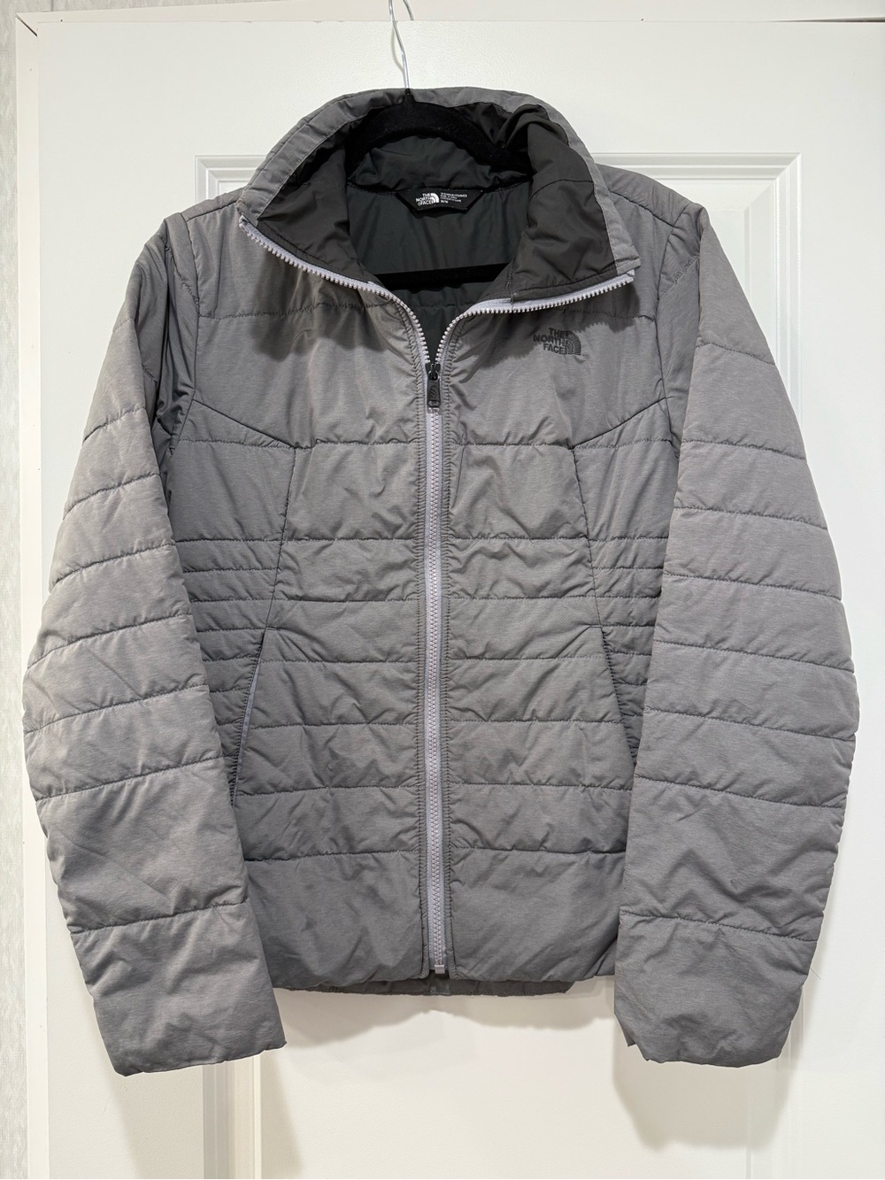 The North Face Women's Gray Quilted Puffer Jacket